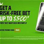 draftkings 500 risk free bet